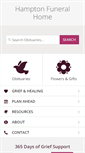 Mobile Screenshot of hamptonfuneralhome.com